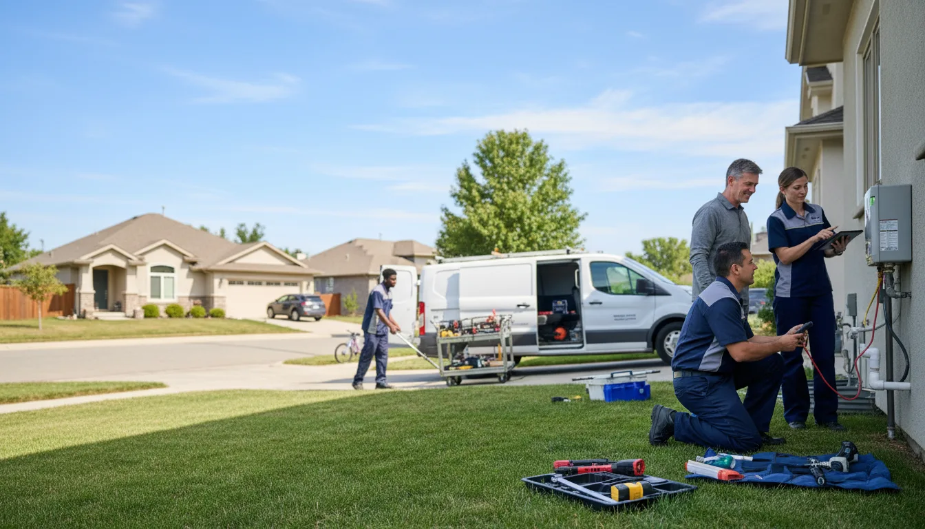 Tankless water heater service in Hampton, MN